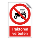 Traktoren verboten