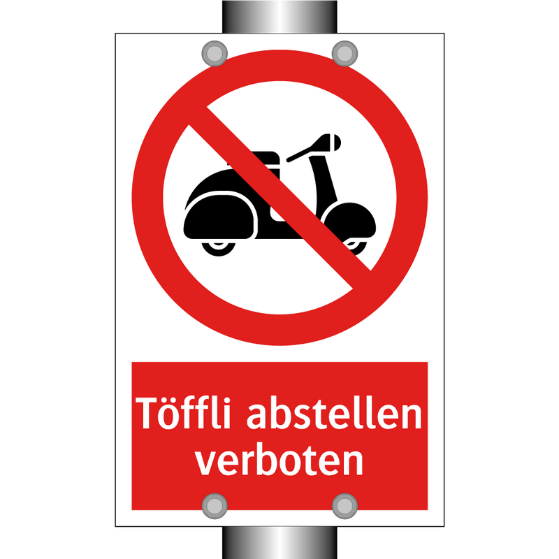 Töffli abstellen verboten