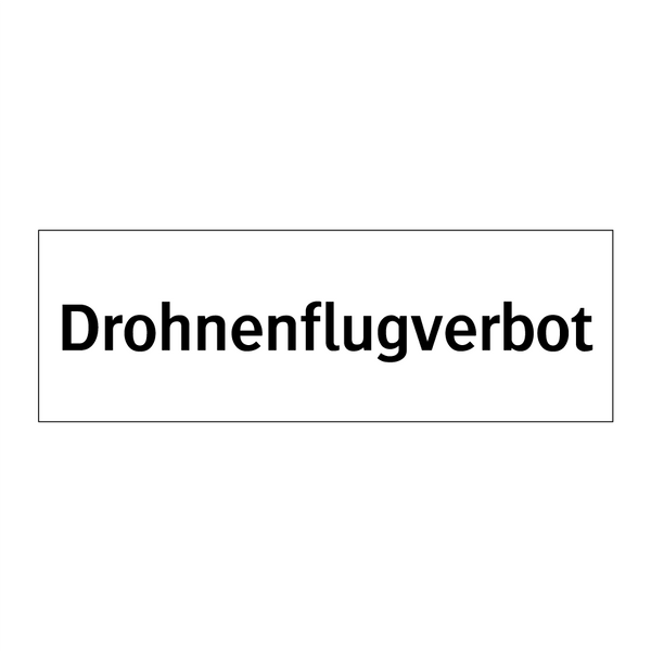 Drohnenflugverbot