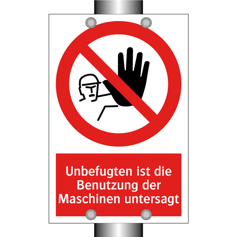 Unbefugten ist die Benutzung der Maschinen untersagt