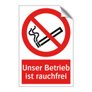 Unser Betrieb ist rauchfrei