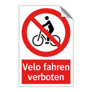 Velo fahren verboten