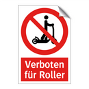 Verboten für Roller