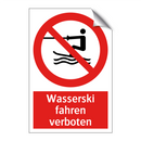 Wasserski fahren verboten