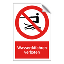 Wasserskifahren verboten