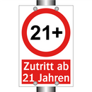 Zutritt ab 21 Jahren