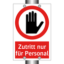 Zutritt nur für Personal