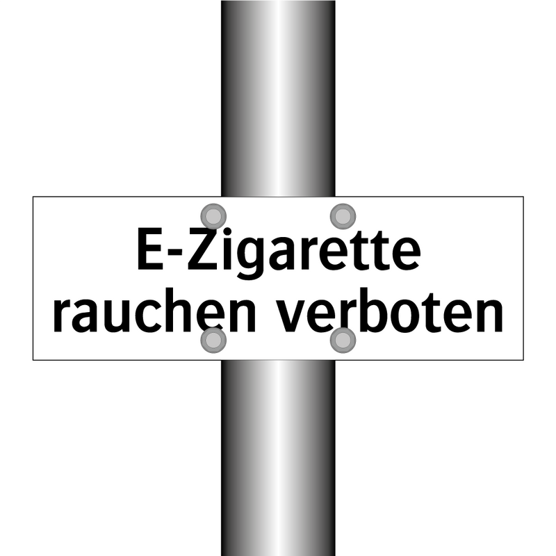E-Zigarette rauchen verboten