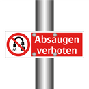 Absaugen verboten