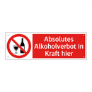 Absolutes Alkoholverbot in Kraft hier