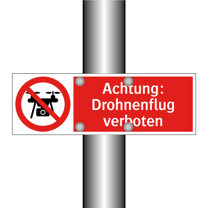Achtung: Drohnenflug verboten