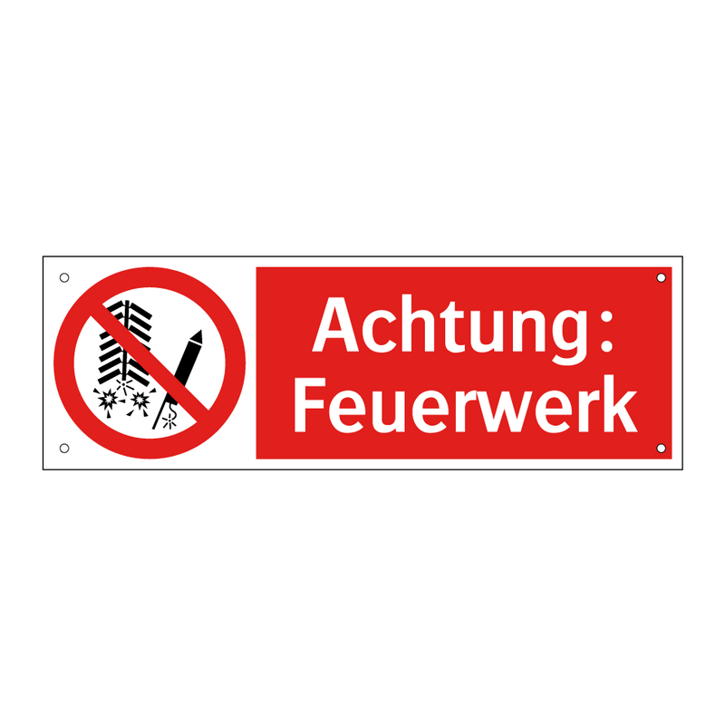 Achtung: Feuerwerk