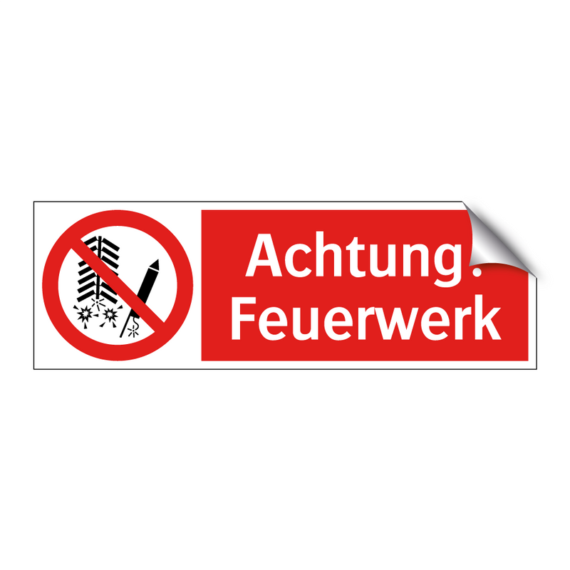Achtung: Feuerwerk