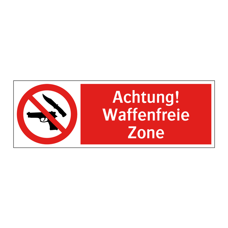 Achtung! Waffenfreie Zone