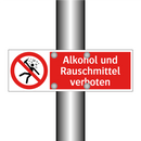 Alkohol und Rauschmittel verboten