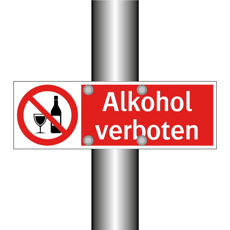 Alkohol verboten