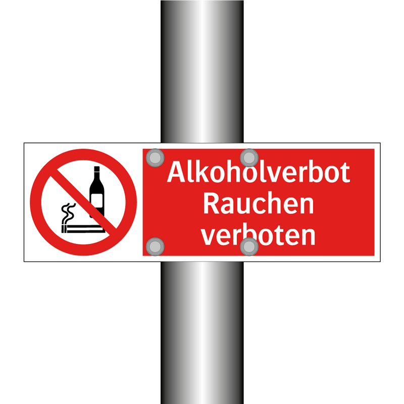 Alkoholverbot Rauchen verboten