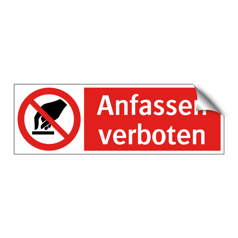 Anfassen verboten
