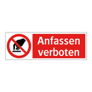 Anfassen verboten