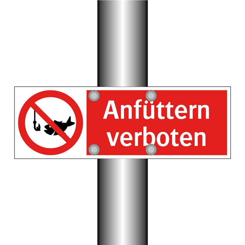 Anfüttern verboten