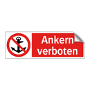 Ankern verboten