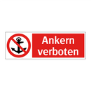 Ankern verboten
