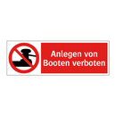 Anlegen von Booten verboten