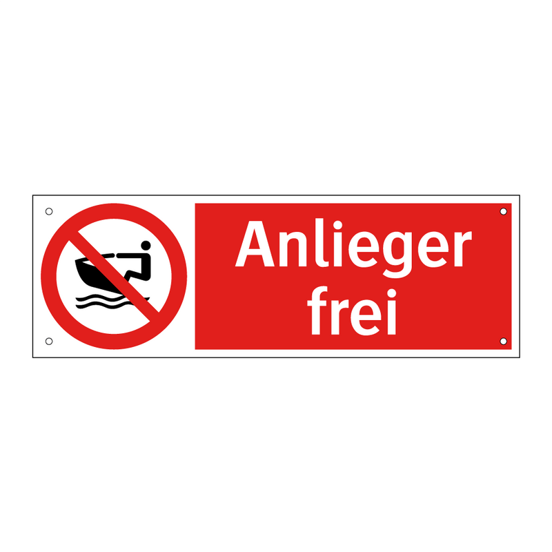 Anlieger frei