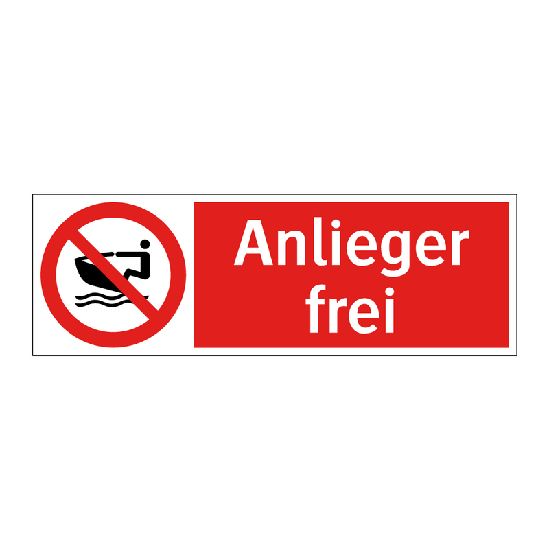 Anlieger frei