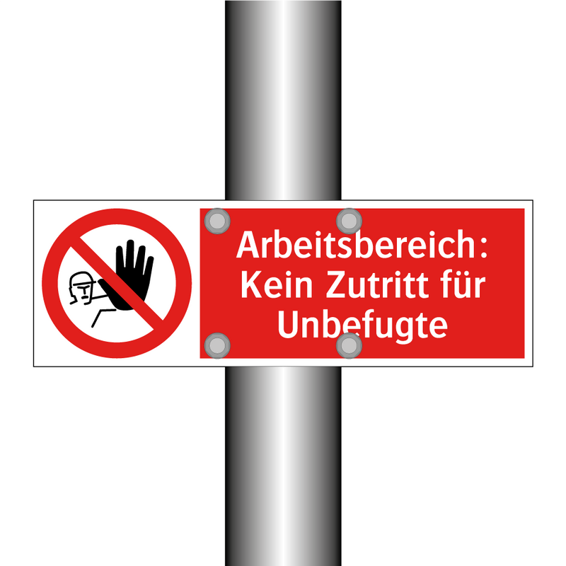Arbeitsbereich: Kein Zutritt für Unbefugte