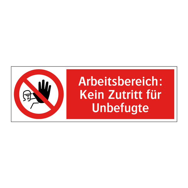 Arbeitsbereich: Kein Zutritt für Unbefugte