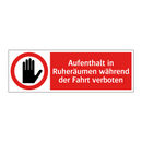 Aufenthalt in Ruheräumen während der Fahrt verboten