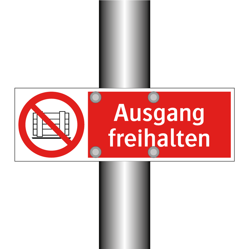 Ausgang freihalten