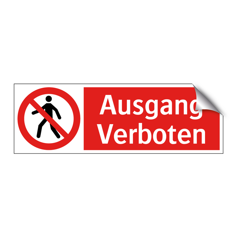 Ausgang Verboten