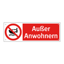 Außer Anwohnern