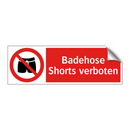 Badehose Shorts verboten