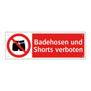 Badehosen und Shorts verboten