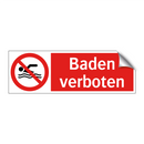 Baden verboten