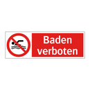 Baden verboten