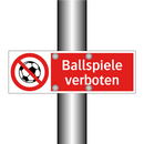 Ballspiele verboten
