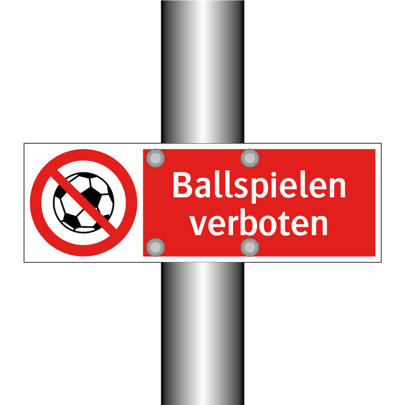 Ballspielen verboten