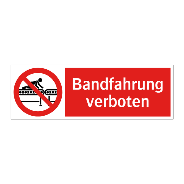 Bandfahrung verboten