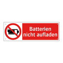 Batterien nicht aufladen