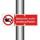 Batterien nicht wiederaufladen