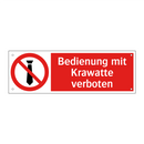 Bedienung mit Krawatte verboten