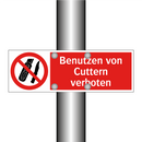 Benutzen von Cuttern verboten