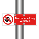 Benzinbetankung verboten