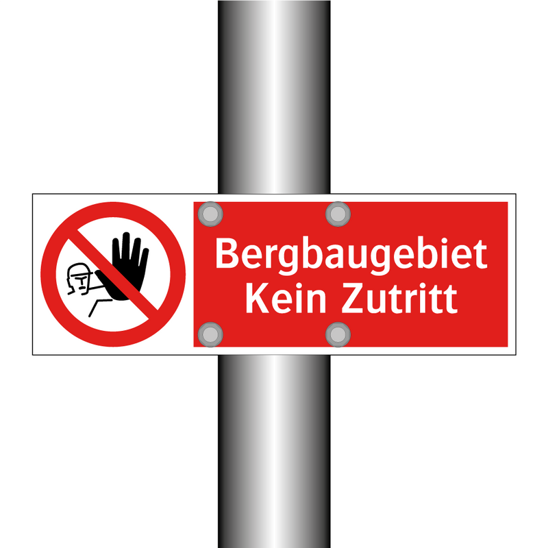 Bergbaugebiet Kein Zutritt