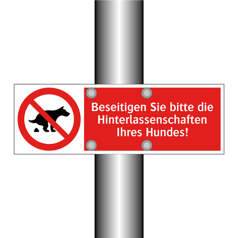 Beseitigen Sie bitte die Hinterlassenschaften Ihres Hundes!