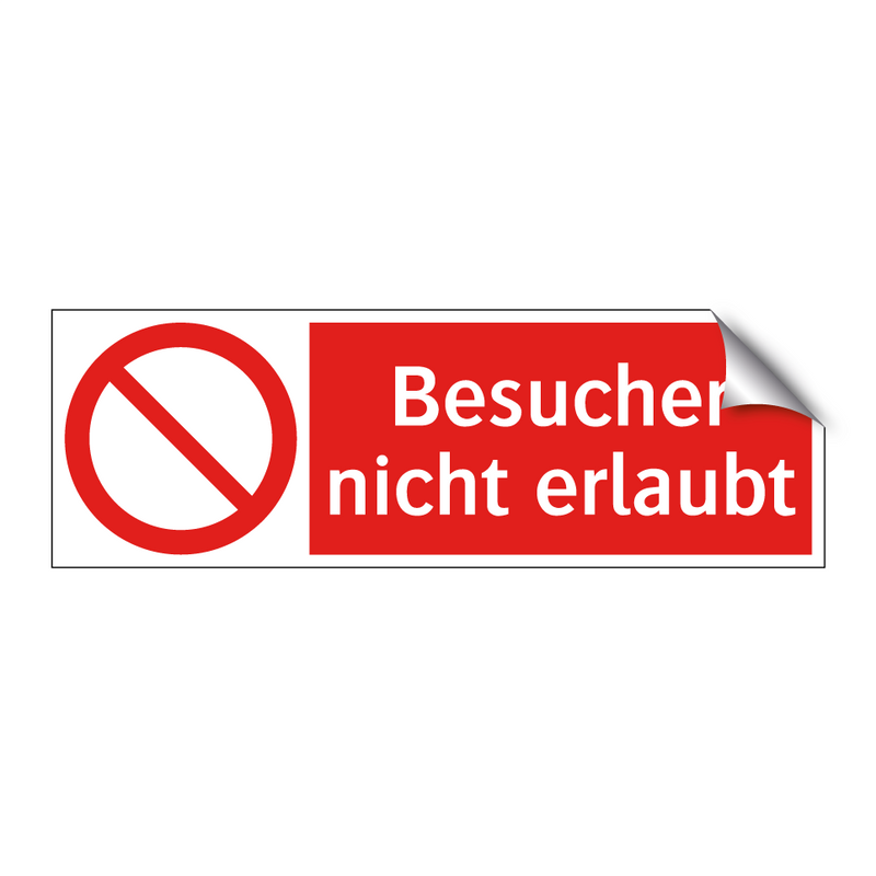 Besucher nicht erlaubt